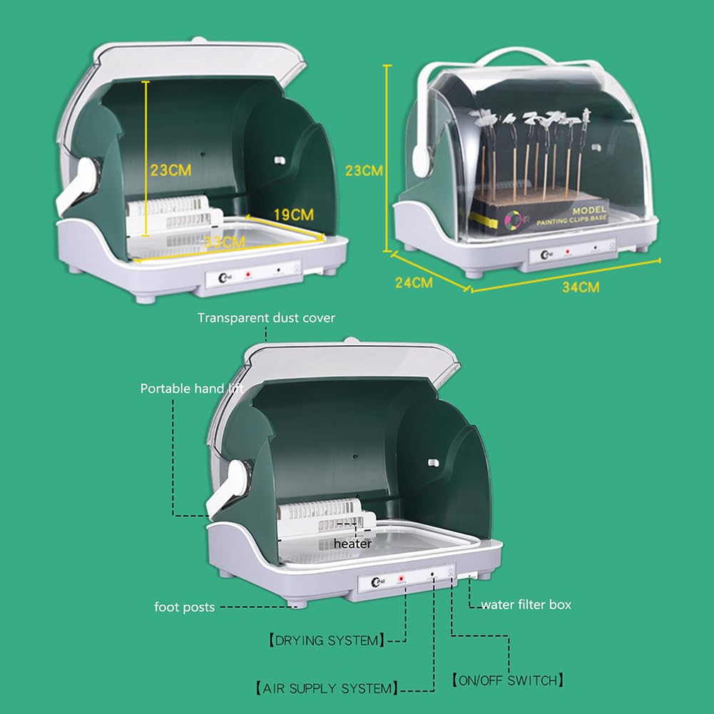 Amazon.co.jp: 趣味の模型塗装乾燥ブース、冷風モード付き120W